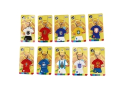 2026rebe-10pcs Chaveiro De Futebol Camisa De Seleção Mundial Design Pvc Adorno Chaveiro Para Decoração E Torcedores