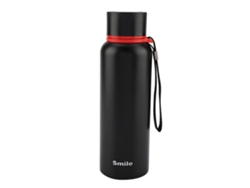 Vaso térmico de acero inoxidable de 700 ml para deportes y viajes (negro)
