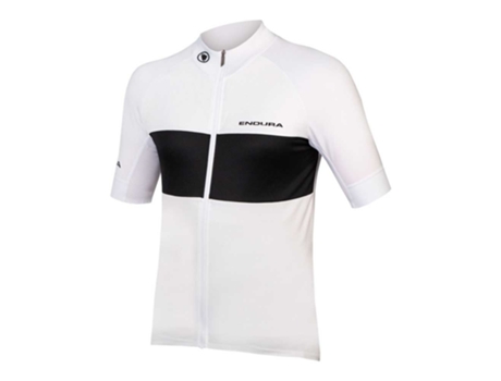 Jerseys ENDURA Jersey Manga Curta Fs260-pro Ii Athletic Fit Branco S Homem