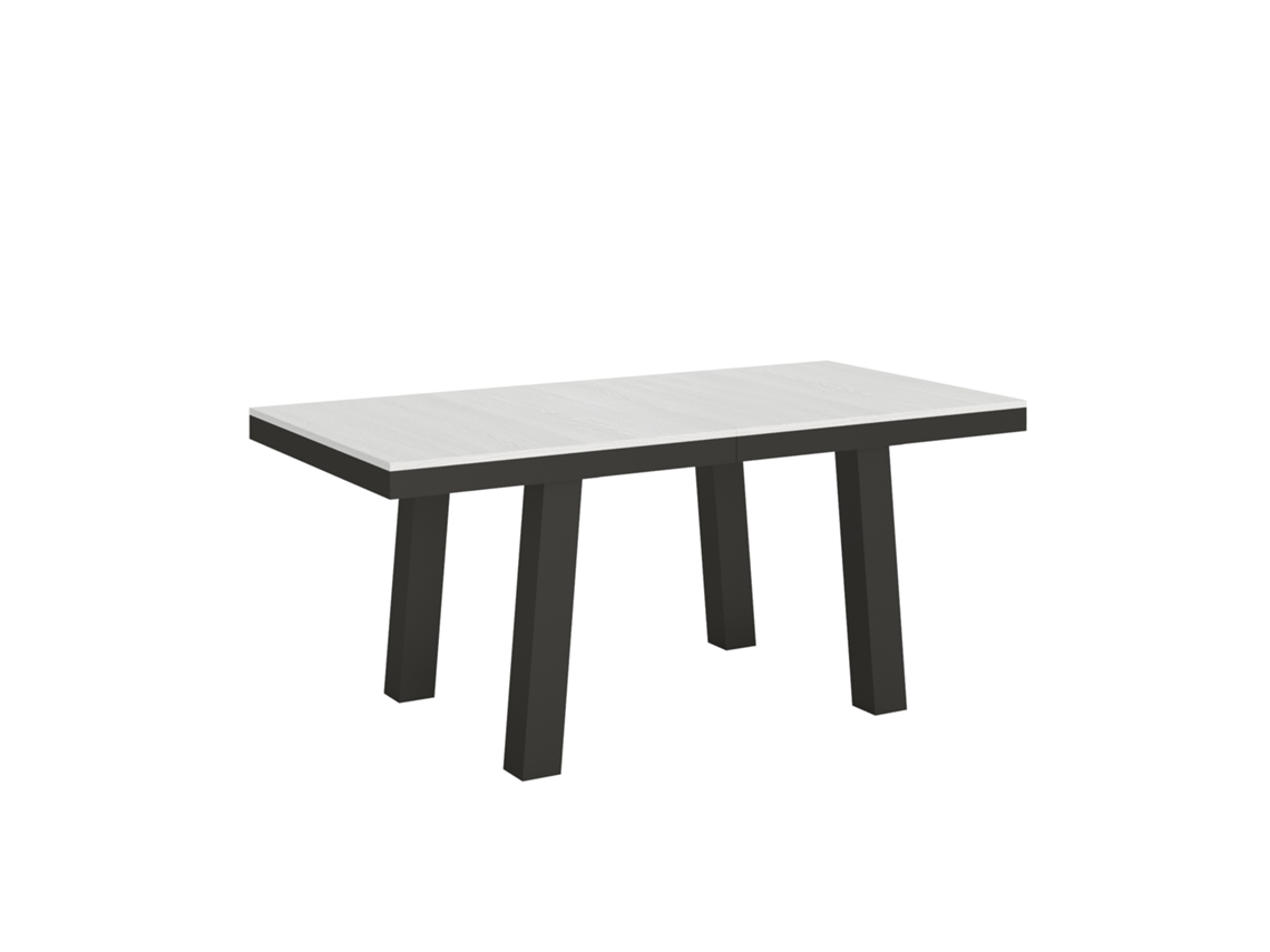 Mesa de Comedor ITAMOBY Bridge Evolution (90x180/440 - Paneles de Melamina - Fresno Blanco)