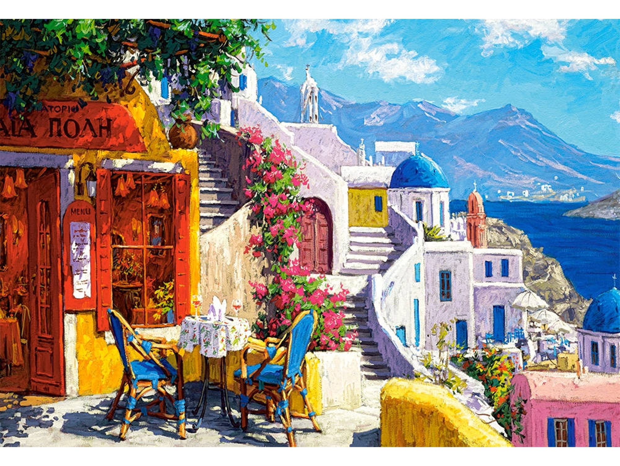 Puzzle CASTORLAND Afternoon on the Aegean Sea (1000 Piezas)