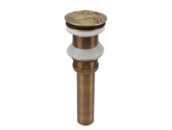 Tapón de drenaje de latón retro (antiobstrucción y filtro)