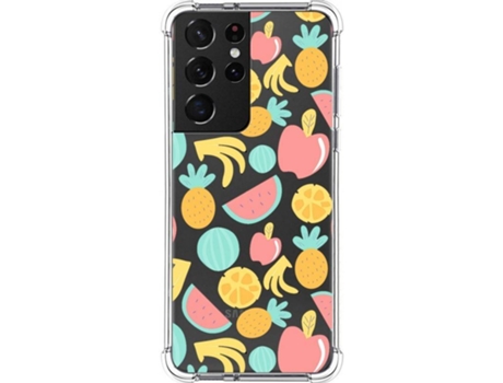 Carcasa Samsung Galaxy S21 Ultra 5G TUMUNDOSMARTPHONE Frutas 02 Multicolor
