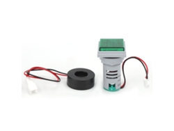 Ad16-22fva Voltímetro Amperímetro Probador Indicador De Voltaje Corriente Verde 20 Mm