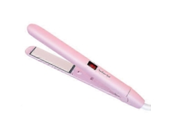 Plancha de pelo digital Nostalgia88 2 en 1 con temperatura ajustable (rosa)