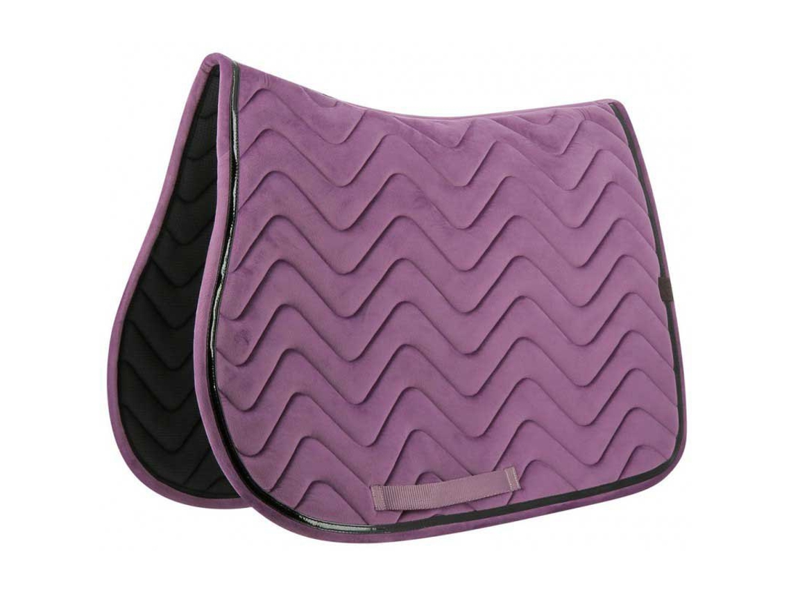 Almofada de Sela de Uso Geral/Salto Glossy Roxo Fullequitheme