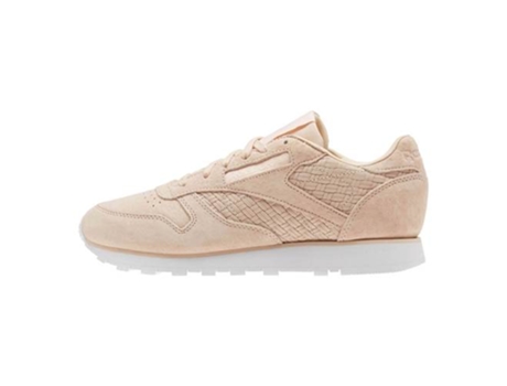 Zapatillas Deportivas REEBOK Cl Lthr Woven Emb (Rosa, Beige - Material Sintético- 38,5)