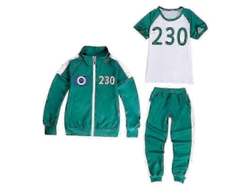 Traje De Cosplay De Jugador Squid Game 2 Conjunto Completo De Pijama Deportivo No.230130cm N.º 230 130 Cm