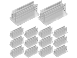 100 Unidades De Tarjeteros De Escritorio Para Tarjetas De Visita, Archivadores De Mesa De Pvc Transparente.