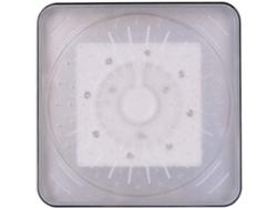 Cabezal De Ducha Ajustable De Lluvia Led Lijucai Cuadrado De 6 Pulgadas, Abs.
