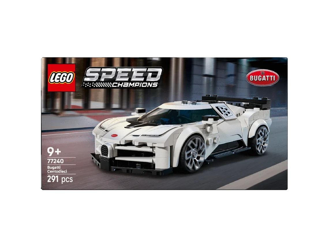 LEGO Speed Champions: Coche Deportivo Bugatti Centodieci Hyper 77240 (291 piezas)