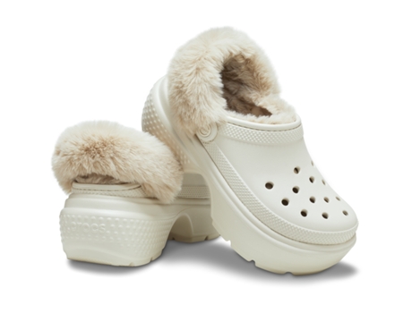 Zuecos CROCS Forro Stomp Beige (38/39)