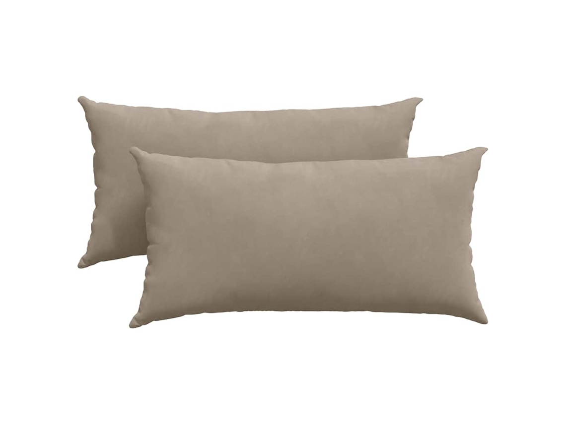 Cojines para sofá, 2 piezas, 80x40 cm, gris parduzco HARLANV1