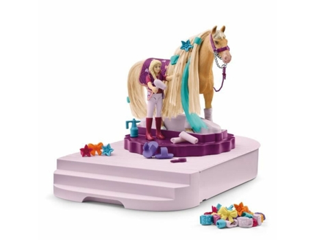 Playset Schleich Horse Grooming Station Caballo 50 Piezas