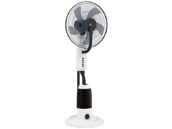 Ventilador Nebulizador De 90 W, Capacidad De 2,8 L, 3 Velocidades, 5 Aspas, Ø44,5 X 120 Cm, Blanco