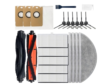 Kits de escova lateral com filtro hepa para escova principal para xiaomi mijia lydsto r1