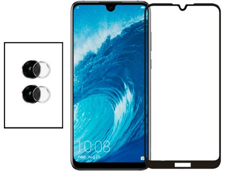 Kit Protector de Cámara Trasera Huawei Honor 8X Max PHONECARE y Cristal Templado 5D Full Cover