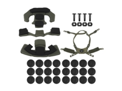 Conjunto De Forro Para Casco Espuma Nylon Repuesto De Almohadillas Y Correa De Barbilla Para Ach Mich Wendy Fma Exf Verde Ejército