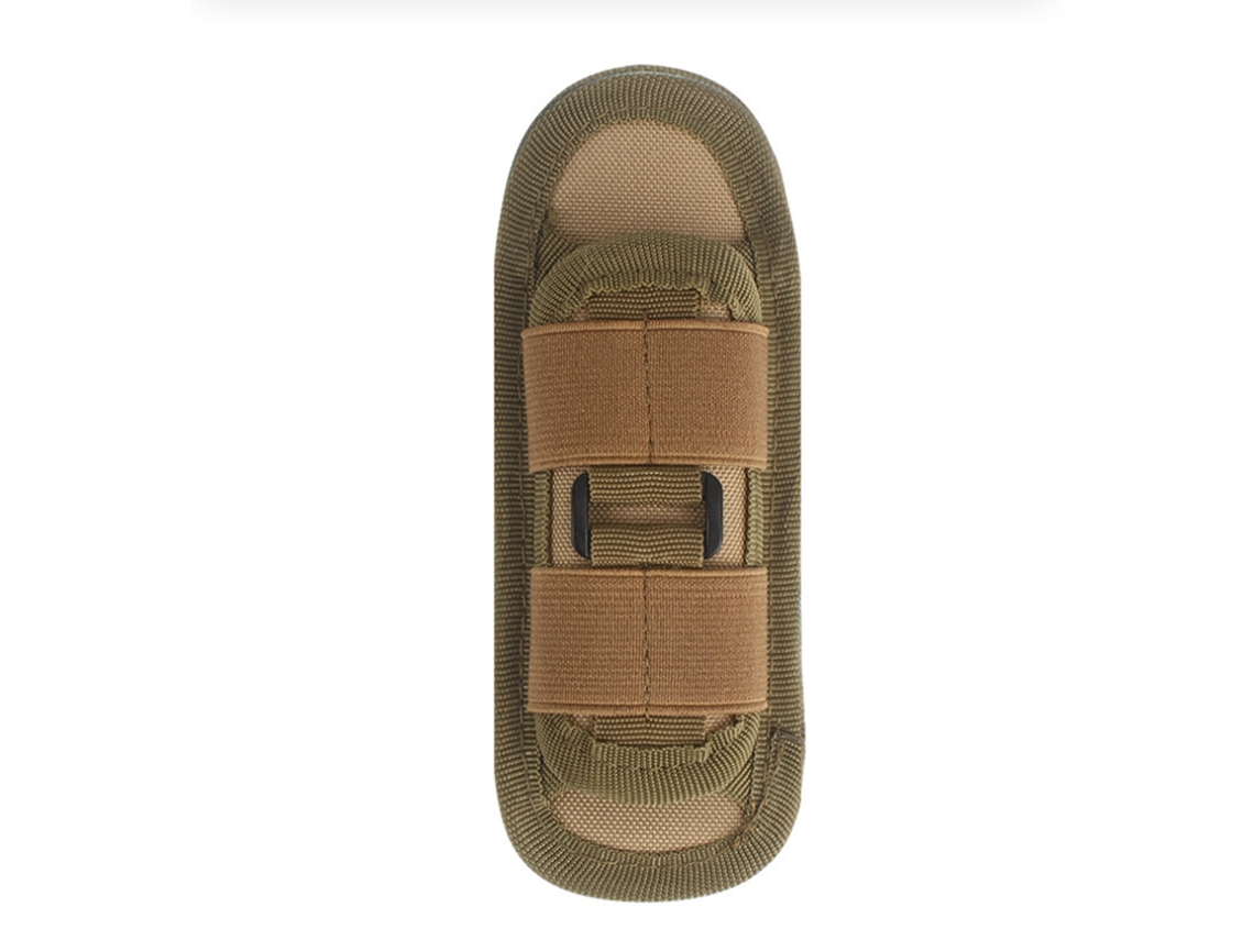 2026-funda De Cinturón Para Linterna Rotatoria 360 Grados Nylon Antidesgarro Portátil Para Exterior Khaki