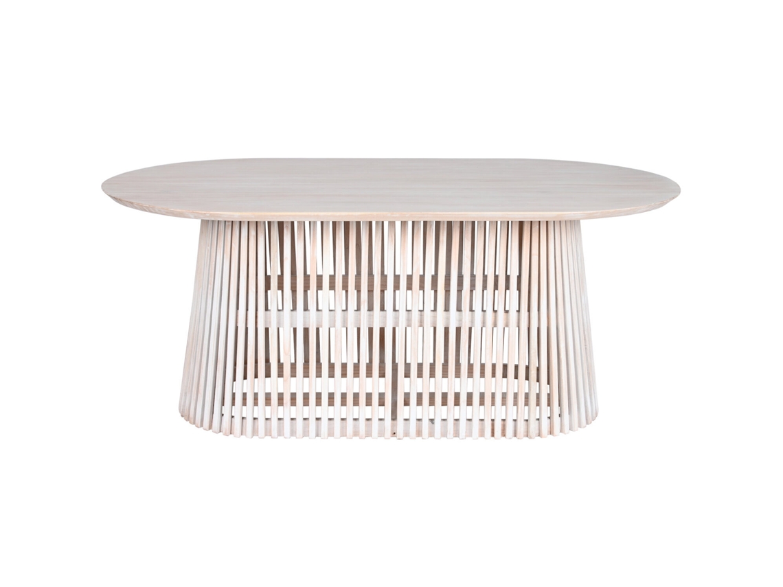 Mesa Ovalada Comedor Mindi Decape 180x100x75cm