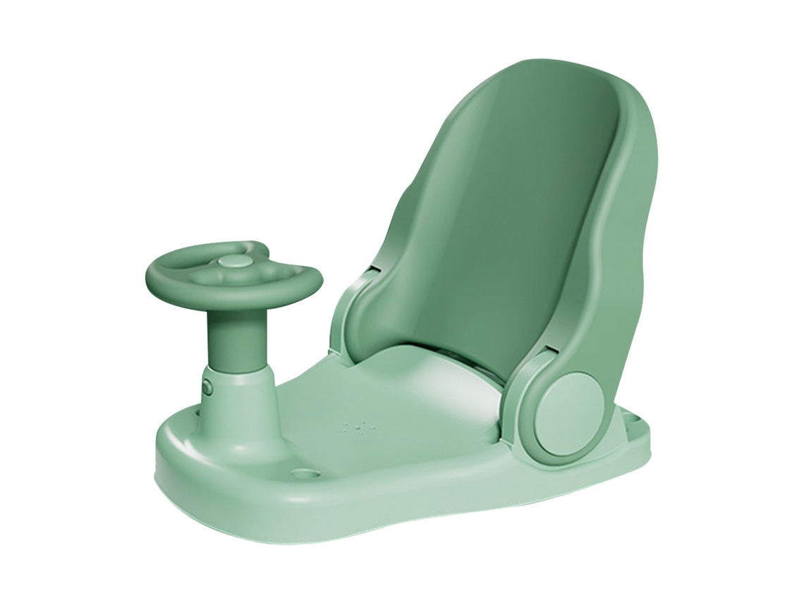 Omni-silla De Baño Para Bebé Antideslizante Ajustable Modos Sentado/deitado Plegável Estável Assento De Banheira Com Sucção Verde