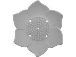 2026-bandeja De Jabón De Silicona Flexible, Portajabón Antideslizante Para Baño Y Cocina, Seca Jabón Rápido (gris, 2 Unidades)