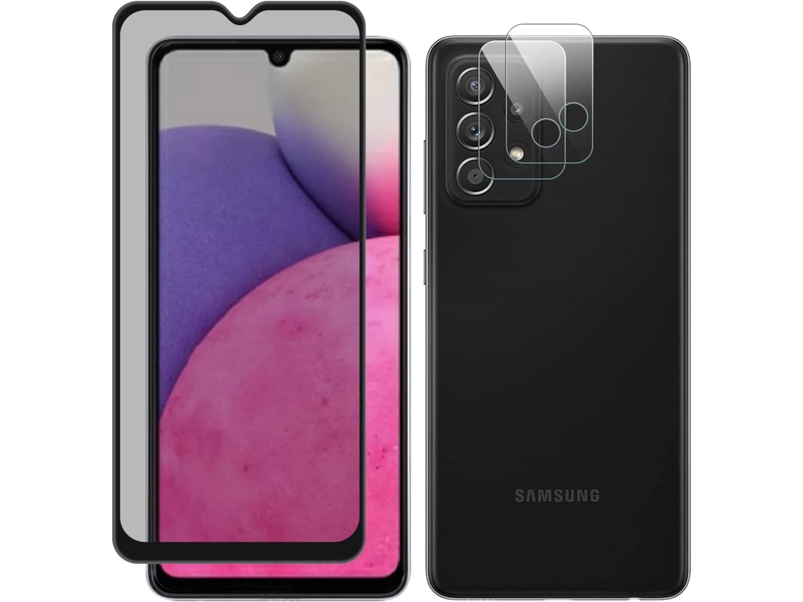 Conjunto de Protectores de Lente Peça Dureza Air Bubble Freeanti Spy para Samsung Galaxy A33 HONGWE. (2un)