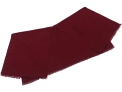 Bufanda Roja Cálida Para Mujer Con Pompones, Tamaño Grande 70x200 Cm, Chal De Invierno Grueso Y Suave.