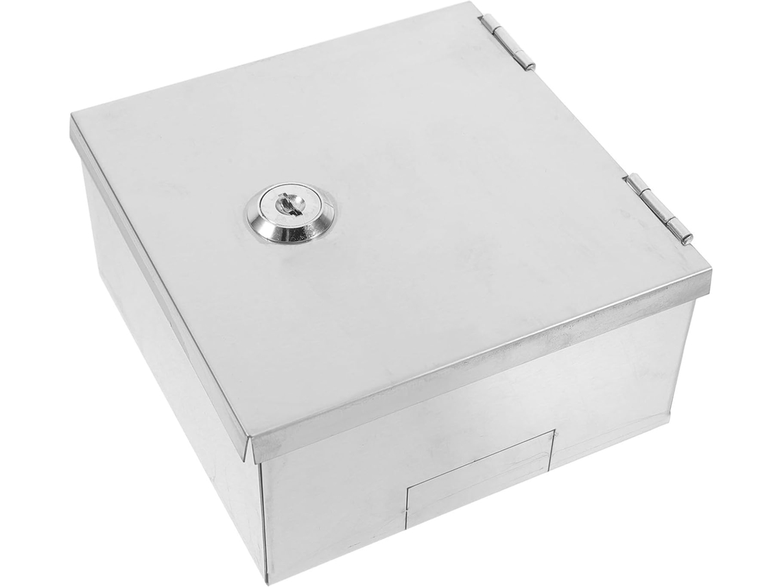 Caja De Enchufe Exterior De Acero Inoxidable Con Cerradura Y Protección Impermeable Y