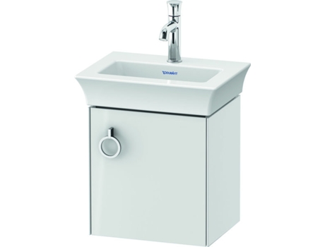 DURAVIT Tulip blanco, mueble de tocador colgado en la pared, ancho 384 x fondo 298mm, con 1x tope de puerta a la derecha, con tirador, WT4250R
