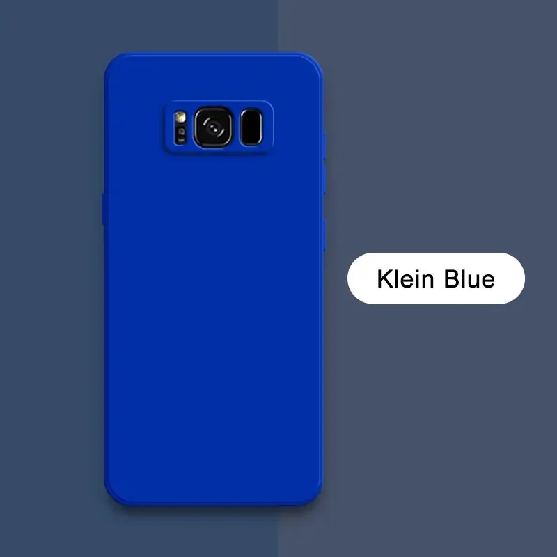 (samsung Note 10, Klein Blue) Funda De Silicona Líquida Para Teléfono Samsung, Cubierta Trasera Suave Y A Prueba De Golpes.