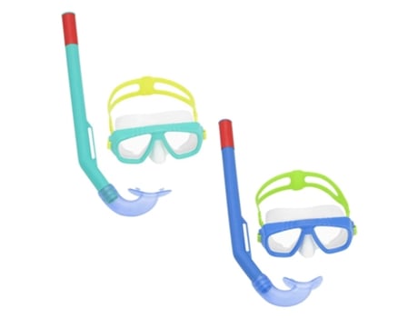 Gafas de Buceo con Tubo Infantiles BESTWAY Azul Turquesa (1 unidad)