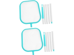 2 Piezas Limpieza Para Con Fina Y Extensible De Secciones Redes Recoger Escombros Spas Estanques