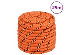 Cuerda De Barco Polipropileno Naranja 18 Mm 25 M