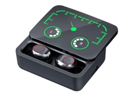 Auriculares Intrauditivos Sin Calidad Horas de Sonido HiFi YEMAESRE Bluetooth con Cancelación de Ruido Negro