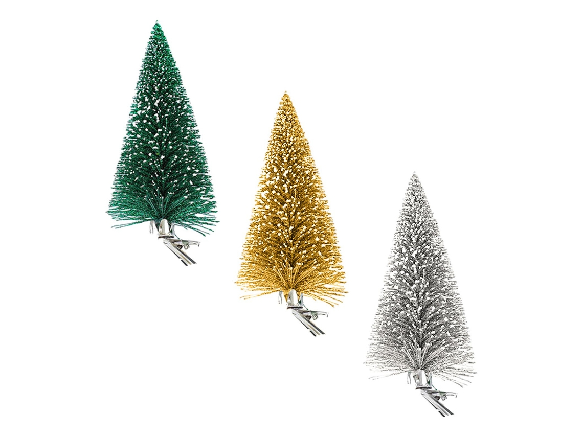 Piezas De Árbol De Navidad Artificial Con Clip, Árboles