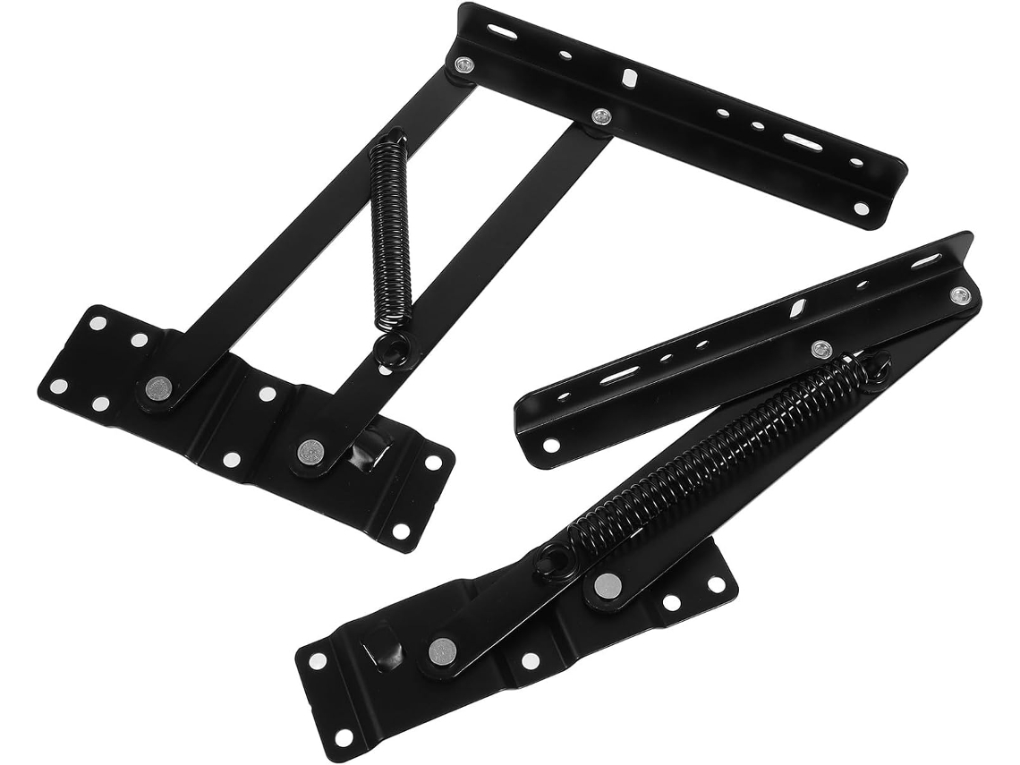 2 Bisagras Elevables Y Piezas Del Mecanismo De Plegado Para Mesa De Centro