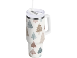 Árbol Navidad Vaso Botella Taza Acero Inoxidable - Vaso Térmico Portátil