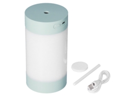 Humidificador de aire para coche Mdug de 300 ml con USB, gran capacidad, luz LED y aromaterapia (verde)