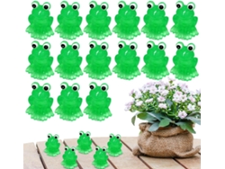 Ranas Miniatura De Resina - 15 Piezas De Figuritas Decorativas Verdes En Miniatura Figuritas De Animales Pequeños Que