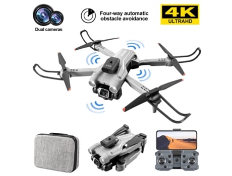 VPCOMERCIAL - Drone ENZON K9 Mini 4K (Autonomía: 18 Min - Gris)