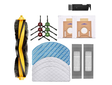 Para peças ecovacs deebot filtro hepa escova lateral principal esfregona saco de pó