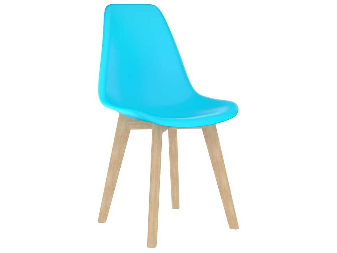 Maison Exclusive - Sillas De Comedor 6 Unidades Plástico Azul