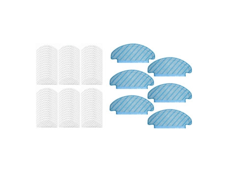 Toallitas de limpieza de 6 piezas, almohadillas de tela para fregar y trapos desechables de 90 piezas para Ecovacs Deebot