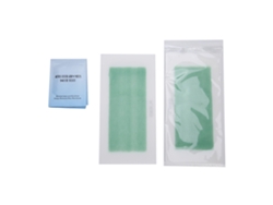 Conjunto de 2026-40 tiras de cera depilatória e 4 lenços de algodão para limpeza e remoção de pelos.