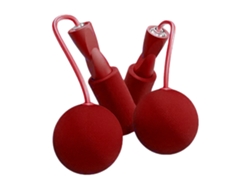 2026rebe-cuerda De Saltar Inalámbrica 6.5cm Con Bola Pesada Rodamiento Dual Silencioso Cable De Fitness Para Deporte Interior Rojo