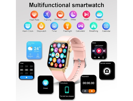 Smart Watch Reloj Inteligente de 1.85' (Responder/Hacer Llamada), Rastreador de Ejercicios a Prueba de Agua IP68, más de 100 Modos Deportivos, Moni...