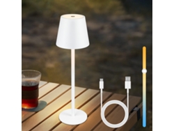 Zmh Lámpara De Mesa Inalámbrica - Lámpara De Noche Blanca Ip54