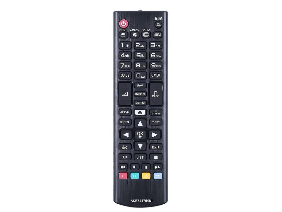 Mando A Distancia Akb74475481 Para Televisores Lg Led Lcd Smart Tv 32lf592u, 43lf590v, 43uf6407, 43uf640v Y 49uf6407 (negro)