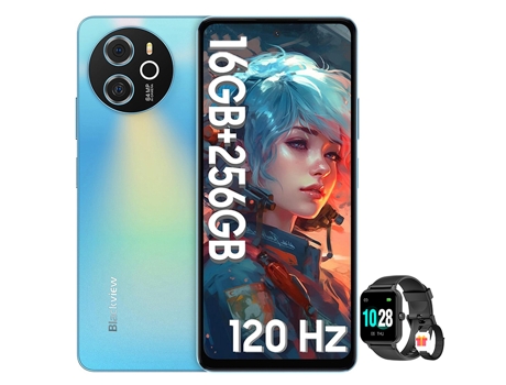 Smartphone BLACKVIEW Shark 8 6.78'' 16 GB 256 GB Helio G99 Azul